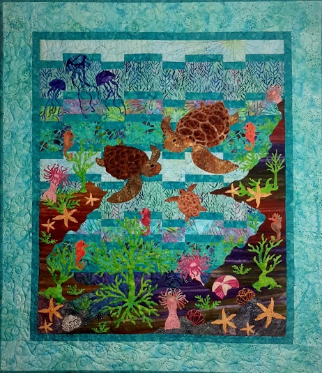 Welcome Home Baby Turtle - click quilt for more details!